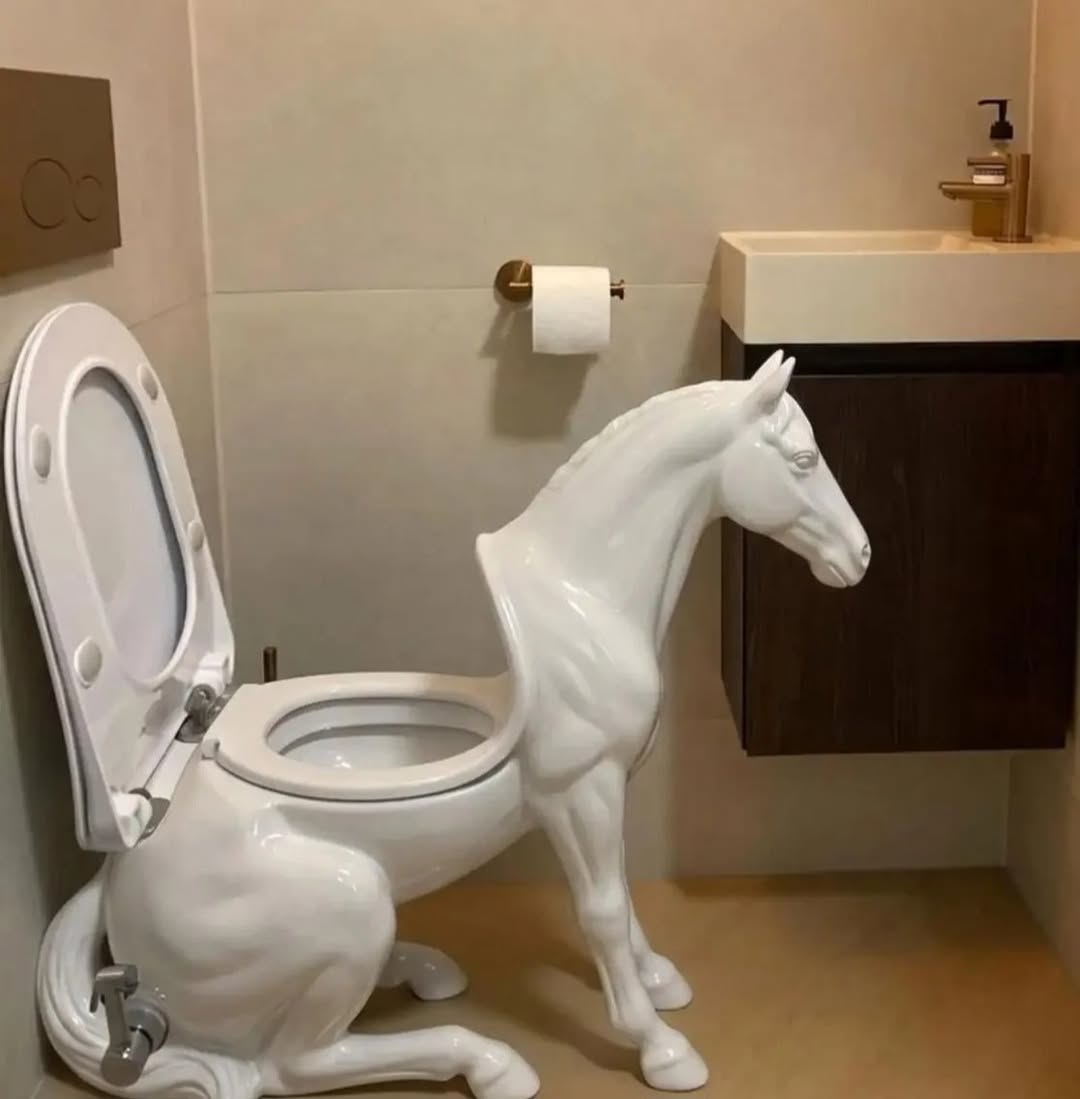 horse toilet